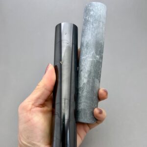 Shungite & Soapstone Harmonizer Cylinder Pair for Harmonization, Balance, Overall Well Being, Grounding, Bio Field Harmony, Energy Healing Shungite & Soapstone Harmonizer Cylinder Pair for Harmonization, Balance, Overall Well Being, Grounding, Bio Field Harmony, Energy Healing