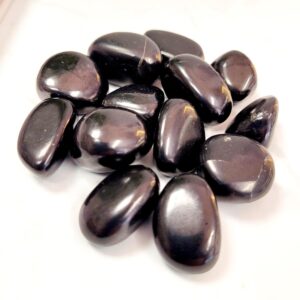 Shungite Crystal Tumble Stone • Ethically Sourced Shungite Crystal Tumble Stone • Ethically Sourced
