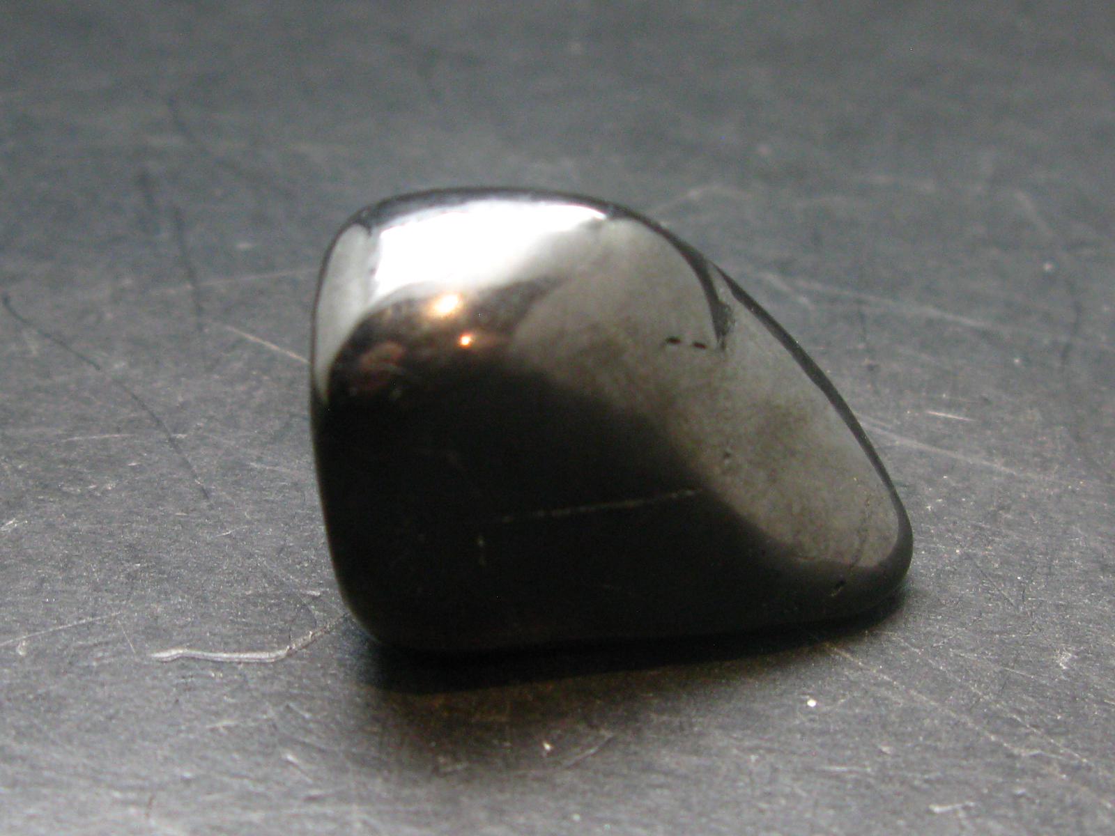 Elite Shungite Tumbled Piece From Russia - 1.1" - 11.91 Grams Elite Shungite Tumbled Piece From Russia - 1.1" - 11.91 Grams