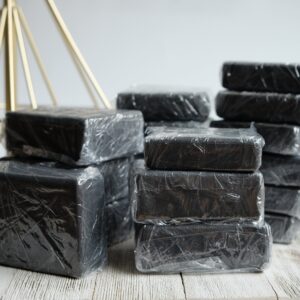 Shungite Massage Crystal Stone Therapy Tumbled Rectangular Stone Unpolished