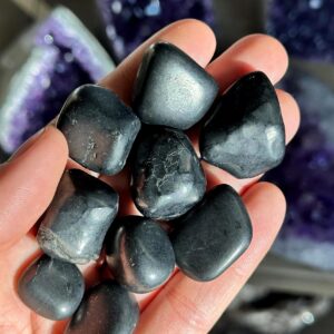 Tumbled Shungite, , Shungite Pebble, Emf Resisting, Cleansing, Detoxing