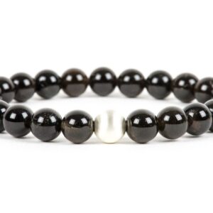 Black Morion Bracelet, Handmade Gemstone Jewelry, Smoky Quartz Bracelet Black Morion Bracelet, Handmade Gemstone Jewelry, Smoky Quartz Bracelet