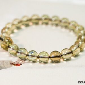 Genuine Smoky Quartz 8mm Power Beads Bracelet Light Brown color elastic cord bracelet About 7.5mm inches long One size fits all Genuine Smoky Quartz 8mm Power Beads Bracelet Light Brown color elastic cord bracelet About 7.5mm inches long One size fits all
