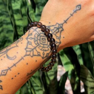 Smoky Quartz bracelet - grounding & protection crystal Smoky Quartz bracelet - grounding & protection crystal