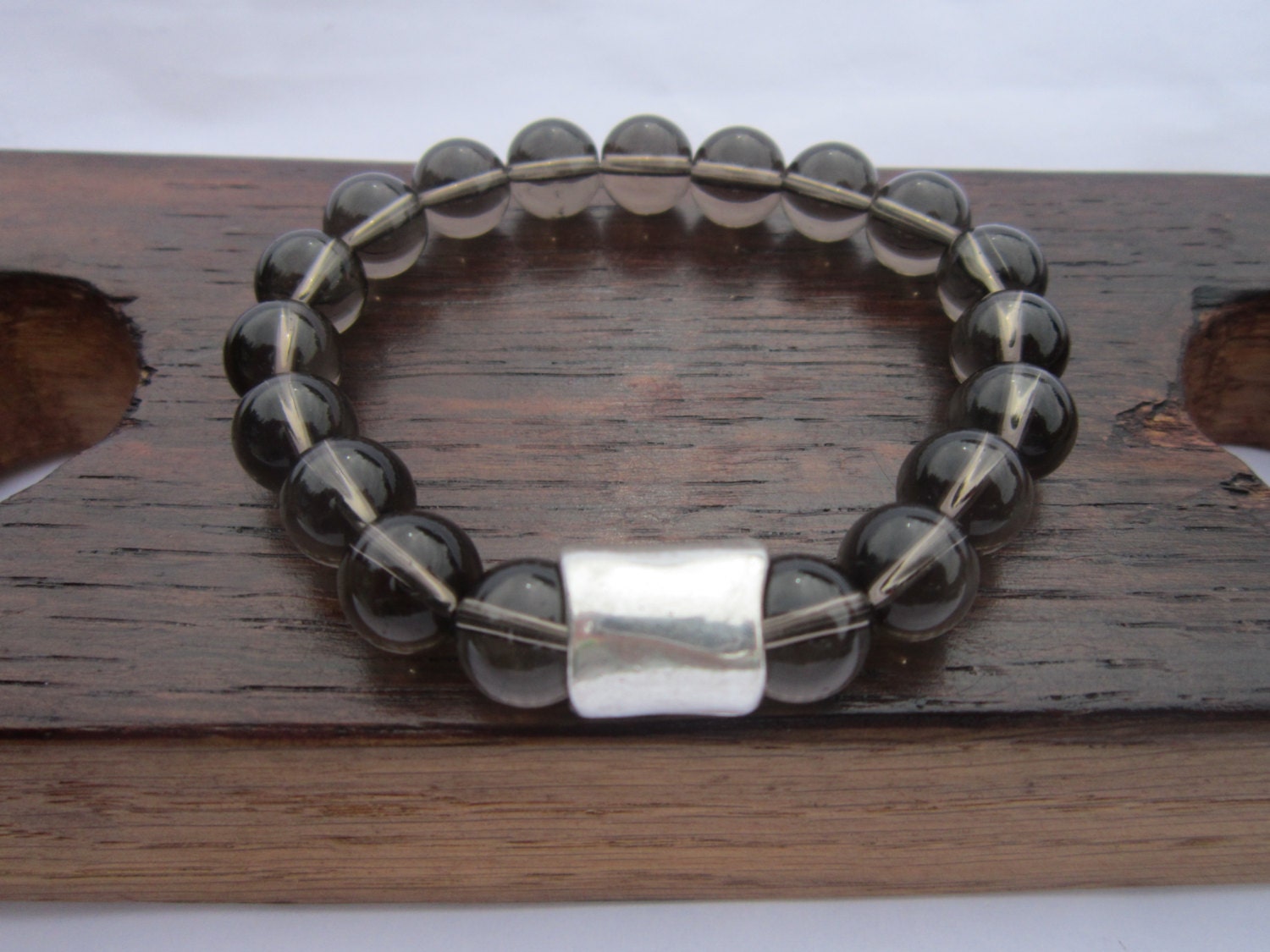 Mens Smoky Quartz Bracelet Mens Chakra Bracelet Smoky Quart Grounding Bracelet Smoky Quartz Scorpio Bracelet,perfect For Grounding Cleansing