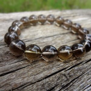 Smoky Quartz Bracelet. Natural Brown Gemstone Statement Bracelet Handmade in Australia by Miss Leroy. Smoky Quartz Bracelet. Natural Brown Gemstone Statement Bracelet Handmade in Australia by Miss Leroy.