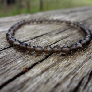 Smoky Quartz Bracelet. Tiny Faceted Natural Brown Gemstone Bracelet Handmade in Australia by Miss Leroy. Smoky Quartz Bracelet. Tiny Faceted Natural Brown Gemstone Bracelet Handmade in Australia by Miss Leroy.