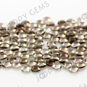 Smoky Quartz Cabochon 3mm Round - Per Stone