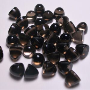 Aaa Quality Smoky Quartz Fancy Bullet Cabochon Gemstone,natural Smoky,smoky Quartz Gemstone,jewelry Making Stone,sizes 6x5.50,7x8,10x11 Mm .