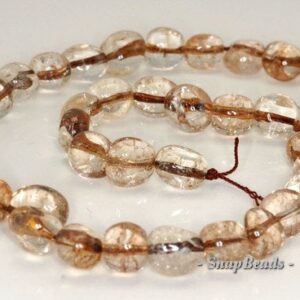 16x10-8x8mm Smoky Quartz Gemstone Nugget Loose Beads 7 Inch Half Strand (90191361-b11-520)