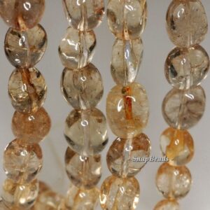 20x13-13x8mm Smoky Quartz Gemstone Nugget Loose Beads 7.5 Inch Half Strand (90191250-b22-539)