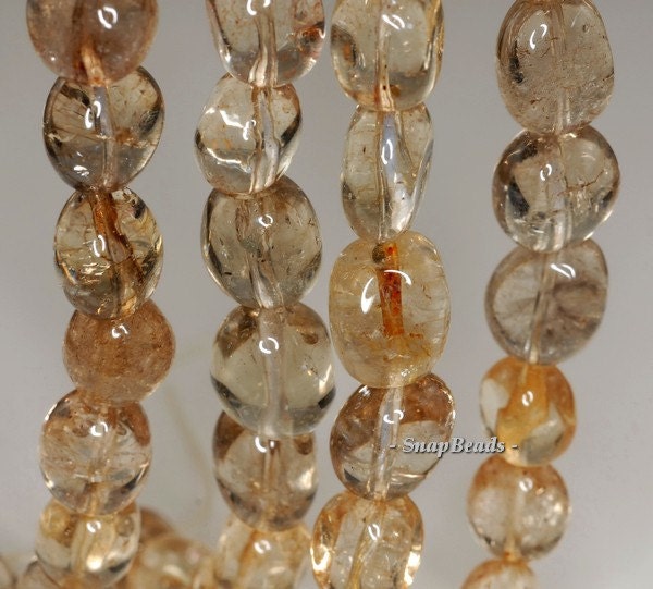 20x13-13x8mm Smoky Quartz Gemstone Nugget Loose Beads 7.5 Inch Half Strand (90191250-b22-539)