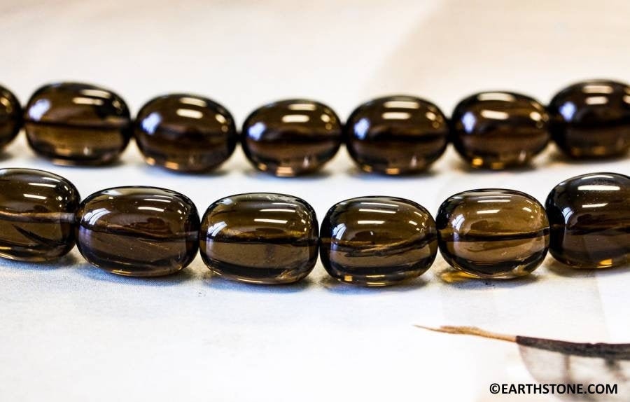 L/ Smoky Quartz 15x20mm Rectangle Nugget Beads 15.5" Strand Size Varies Enhanced Quartz Gemstone Beads For Jewelry Designs L/ Smoky Quartz 15x20mm Rectangle Nugget Beads 15.5" Strand Size Varies Enhanced Quartz Gemstone Beads For Jewelry Designs