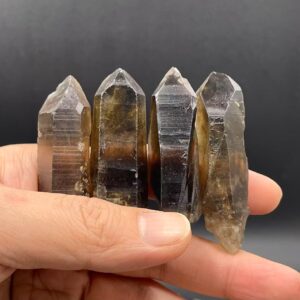 Lemurian Smoky Quartz Point Large&thick Raw Quartz Crystal Point Smoky Rock Quartz Mystic Meditation Healing Cd Undrilled