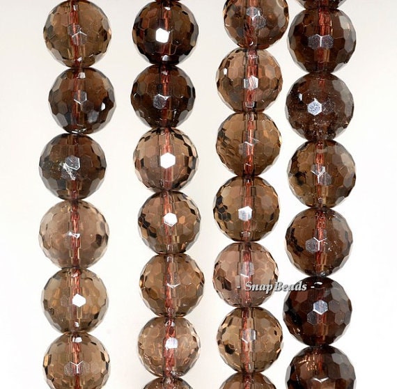 10mm Dark Smoky Quartz Gemstone Grade A Faceted Round Loose Beads 7.5 Inch Half Strand Lot 1,2 And 6 (90191258-b20-535) 10mm Dark Smoky Quartz Gemstone Grade A Faceted Round Loose Beads 7.5 Inch Half Strand Lot 1,2 And 6 (90191258-b20-535)