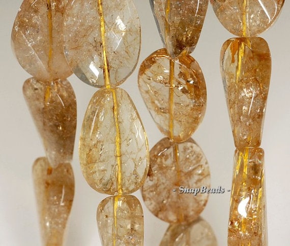 25x18mm Smoky Quartz Gemstone Faceted Twist Oval Loose Beads 7 Inch Half Strand Lot 1,2,6 And 12 (90190989-b39-582)