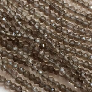 3-4mm Smoky Quartz Faceted Rondelle Beads, Smoky Quartz Micro Faceted Rondelles, Smoky Quartz Beads For Jewelry (1st To 5st Options) 3-4mm Smoky Quartz Faceted Rondelle Beads, Smoky Quartz Micro Faceted Rondelles, Smoky Quartz Beads For Jewelry (1st To 5st Options)