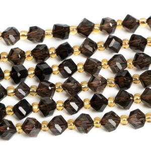 6MM Black Smoky Quartz Beads Grade AA Genuine Natural Gemstone Faceted Cube Loose Beads 15"/7.5" Bulk Lot Options (126540) 6MM Black Smoky Quartz Beads Grade AA Genuine Natural Gemstone Faceted Cube Loose Beads 15"/7.5" Bulk Lot Options (126540)