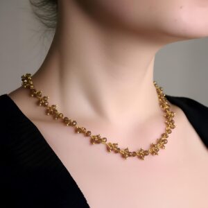 Smoky Quartz Rosary Necklace Jewelry For Women Beaded Necklace Gemstone Necklace Handmade Jewelry Dangle Necklace Wedding Gifts
