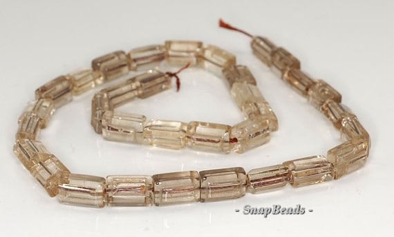 12x8mm Smoky Quartz Gemstone Rectangle Loose Beads 7 Inch Half Strand Lot 1,2,6,12 And 50 (90191368-b10-519)