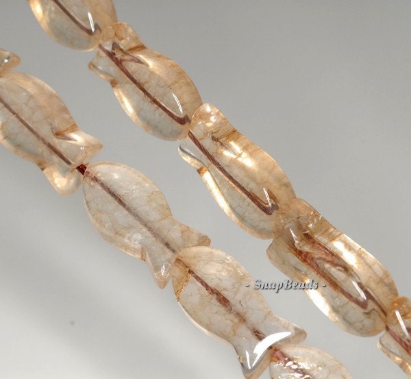 21x10mm Smoky Quartz Gemstone Fish Loose Beads 6.5 Inch Half Strand (90191363-b11-520) 21x10mm Smoky Quartz Gemstone Fish Loose Beads 6.5 Inch Half Strand (90191363-b11-520)