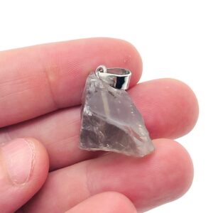 Smoky Quartz Crystal Pendant - Crystals Pendant Healing - Drilled Crystal - Gifts - Nc1122