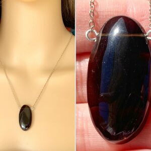 Smoky Quartz Necklace, Raw Smokey Quartz Crystal Pendant Necklace Gold Or Silver, Brown Gemstone Necklace, Smoky Quartz Stone, Exact Stone