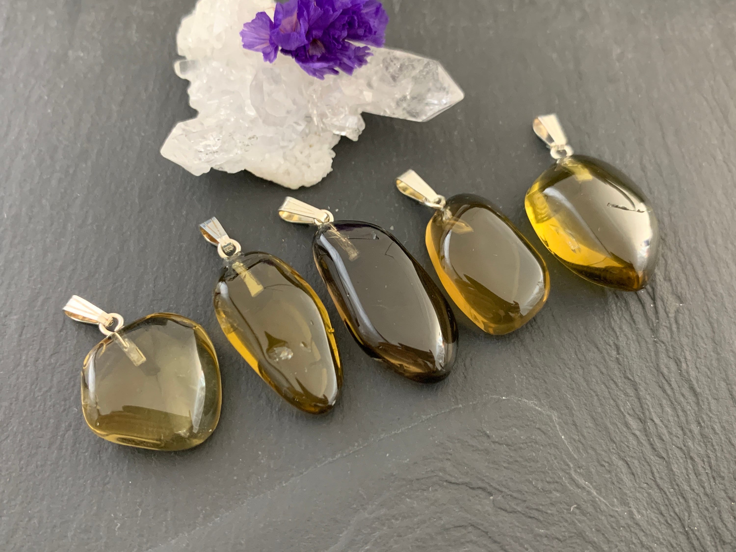 Smokey Quartz Pendant: Healing Crystal Jewelry (gift Boxed)