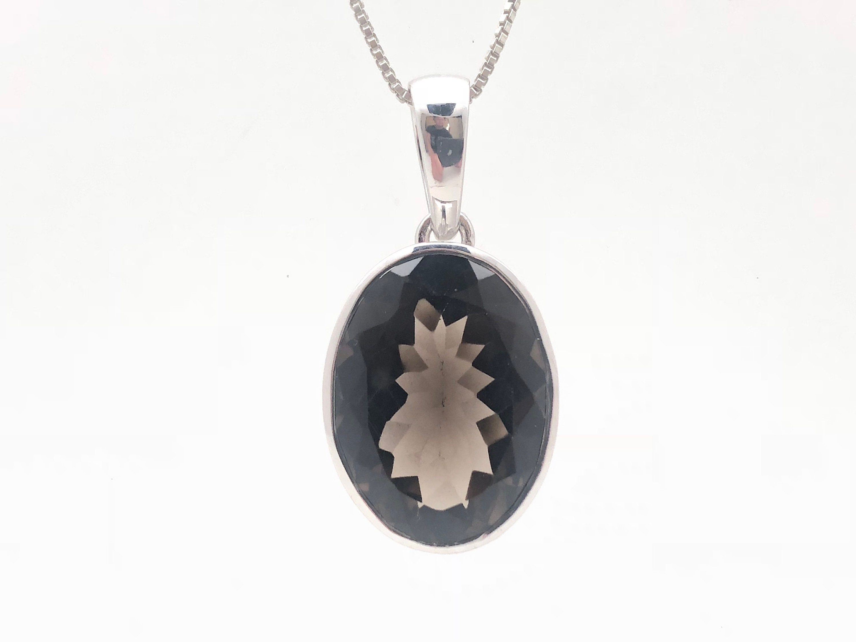 Smokey Quartz Silver Pendant // 925 Sterling Silver // Smoky Quartz Necklace Smokey Quartz Silver Pendant // 925 Sterling Silver // Smoky Quartz Necklace