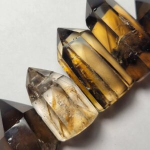 Smoky Quartz Crystal Point , Translucent Madagascar Specimen (1-1.5 Inch)