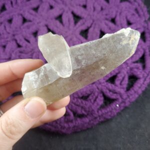 Erongo Smoky Quartz Point Crystal Stones Terminated Light Smokey Untreated Unheated Namibia
