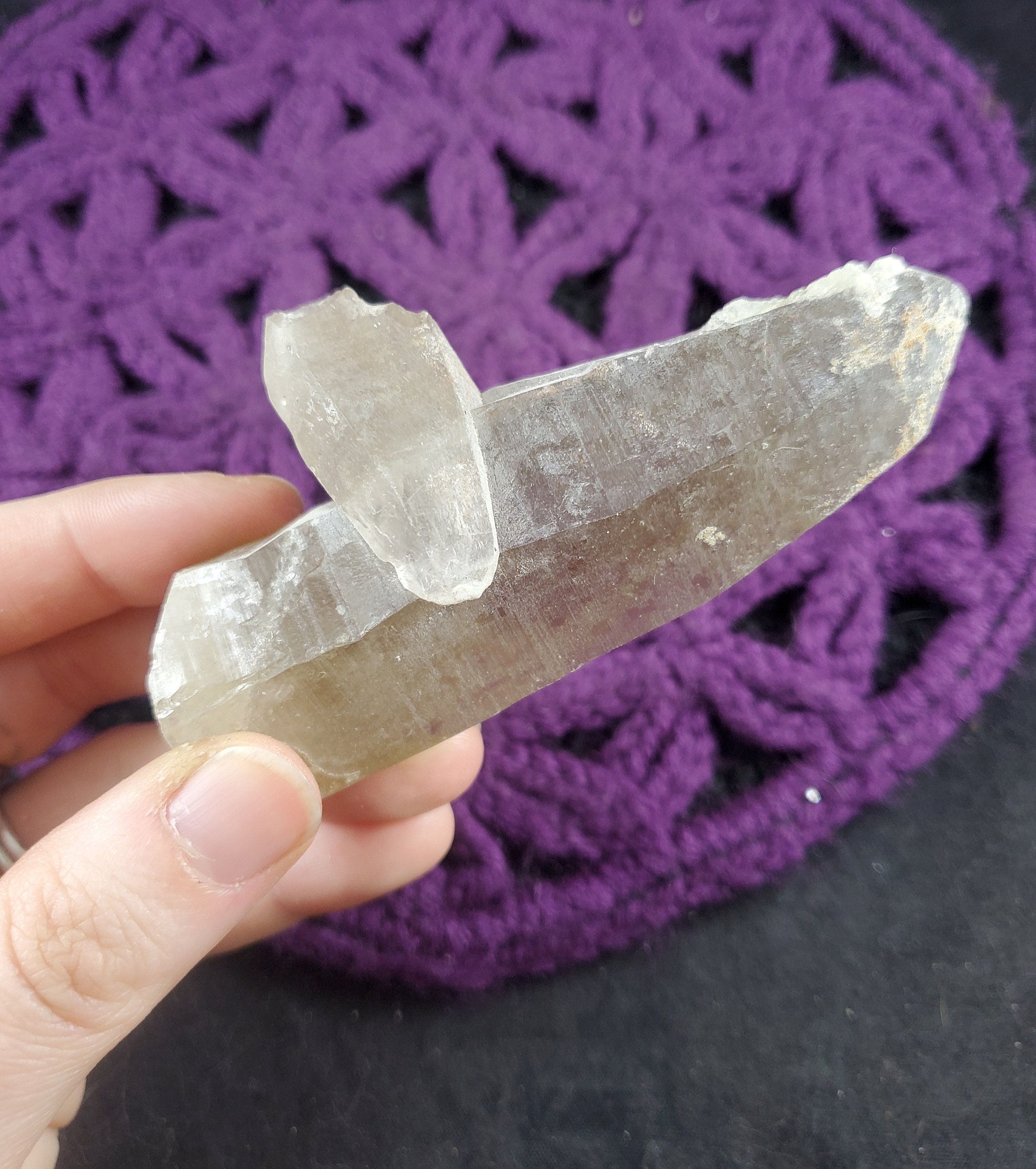 Erongo Smoky Quartz Point Crystal Stones Terminated Light Smokey Untreated Unheated Namibia Erongo Smoky Quartz Point Crystal Stones Terminated Light Smokey Untreated Unheated Namibia