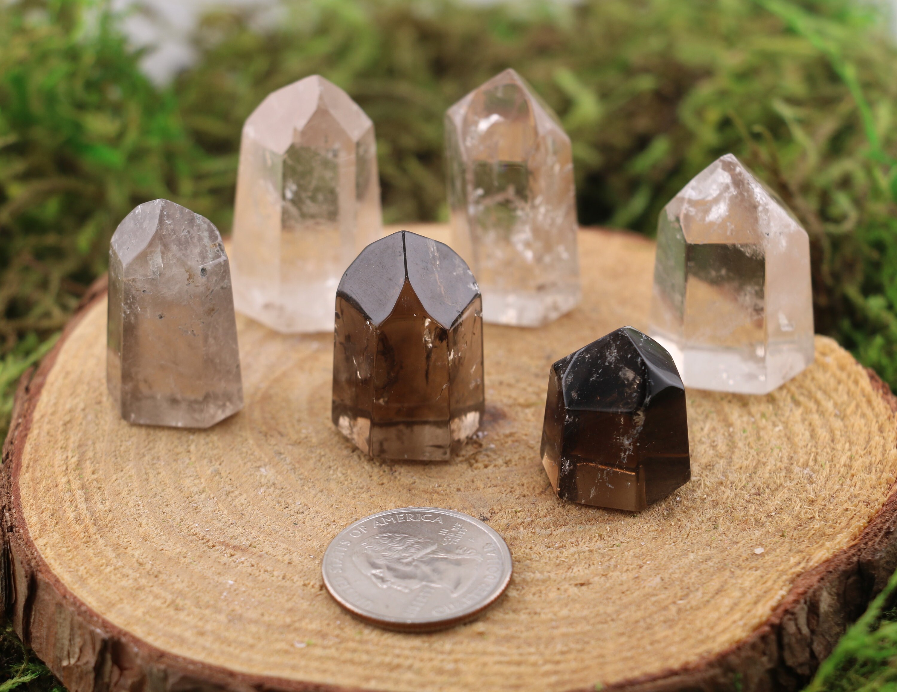 Smoky Quartz Mini Towers