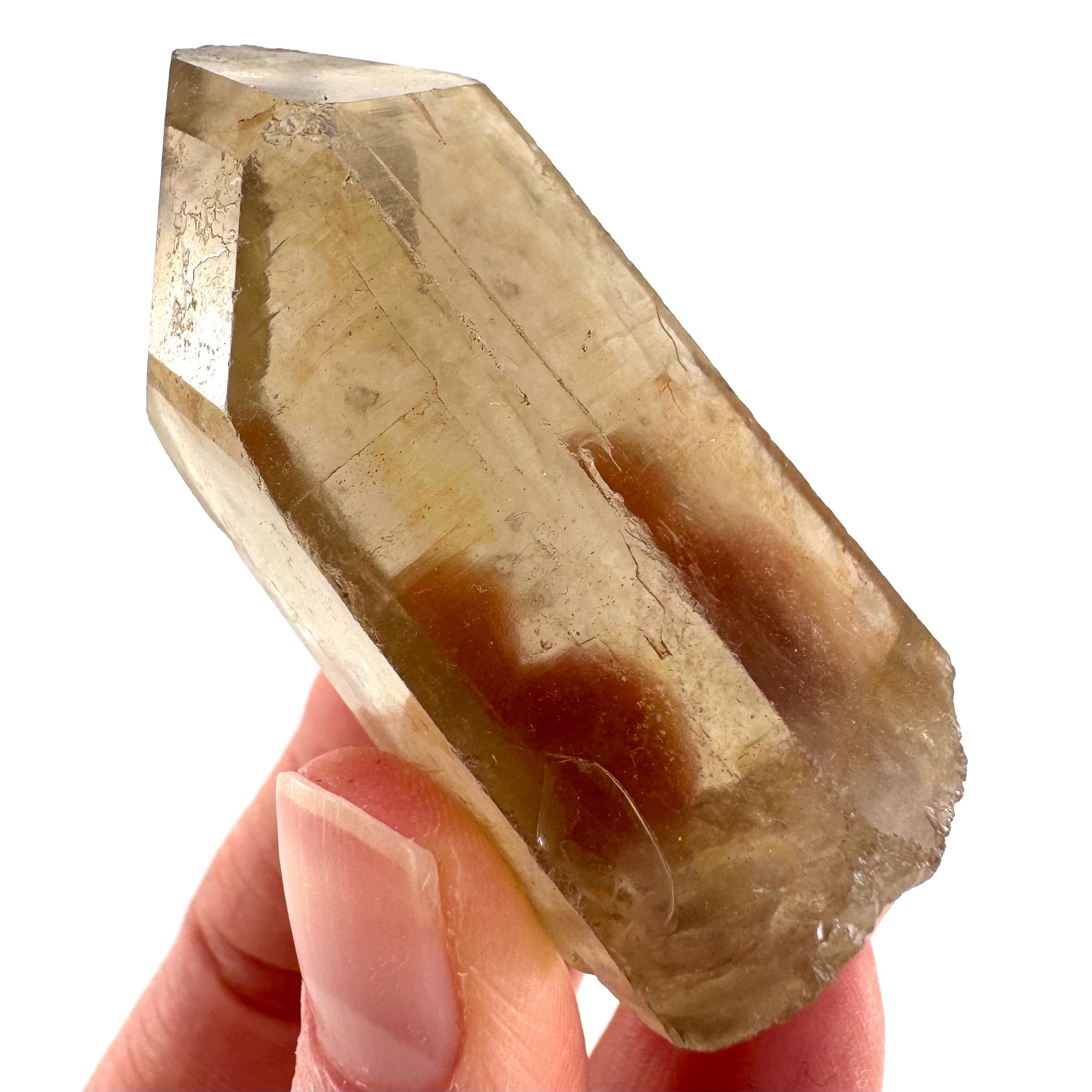 Namibian Smoky Quartz Crystal Point | Raw Mineral Specimen Namibian Smoky Quartz Crystal Point | Raw Mineral Specimen