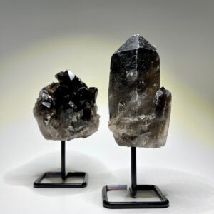 Smoky Quartz Point on Stand 500-750 Grams