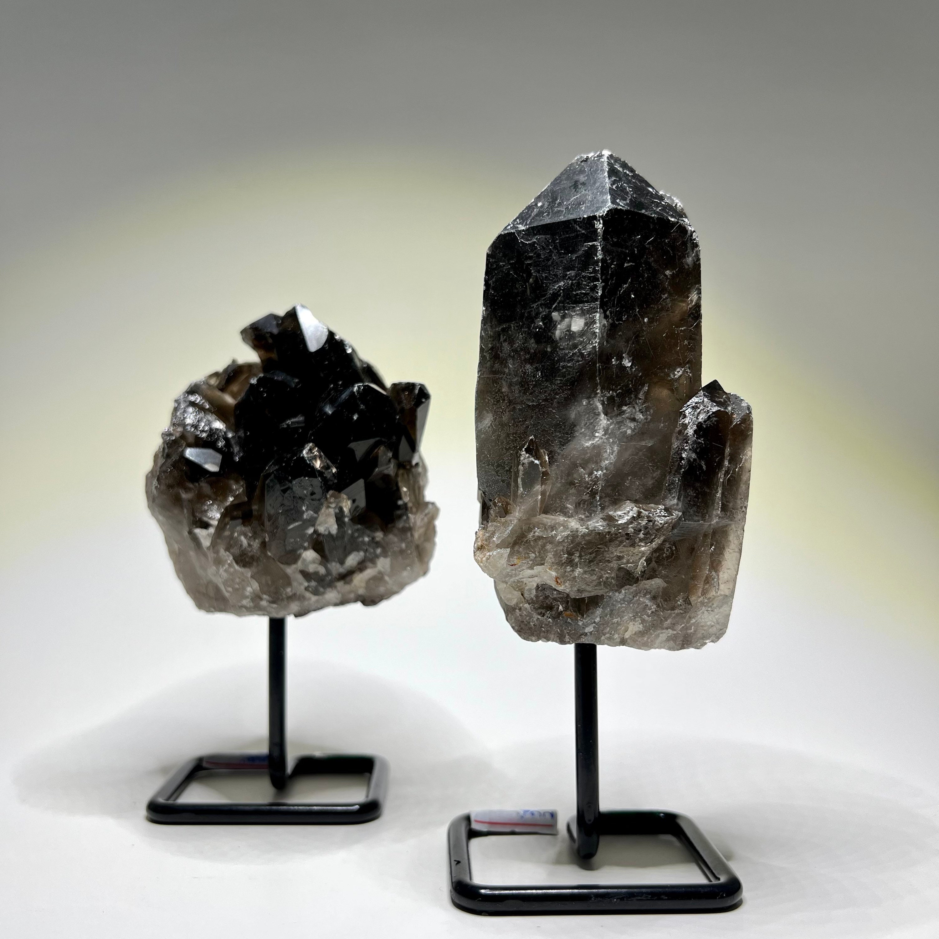 Smoky Quartz Point On Stand 500-750 Grams