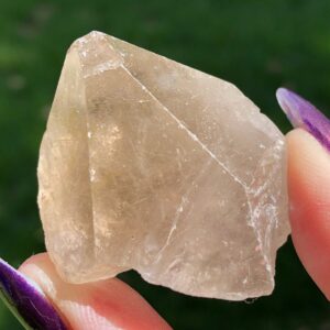 Rutilated Smoky Quartz Crystal, Natural Titanium Included Smokey Quartz Point, Natural Smoky Quartz, Crystal For Protection, Grounding #rr
