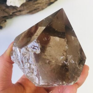 Smoky Quartz Point, Grounding Healing Stone (7.5cm)
