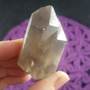 Unique Smoky Quartz Point Stones Crystals Brazil Terminated Natural Etched Untreated Smokey Inclusion Elestial Self Standing