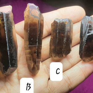 Smoky Quartz Unpolished Rough Gemstone,Bio Smoky Gemstone,Healing Smoky Slice,Smoky Slab,Smoky Specimen,Smoky Quartz Point,Crystal Raw Point