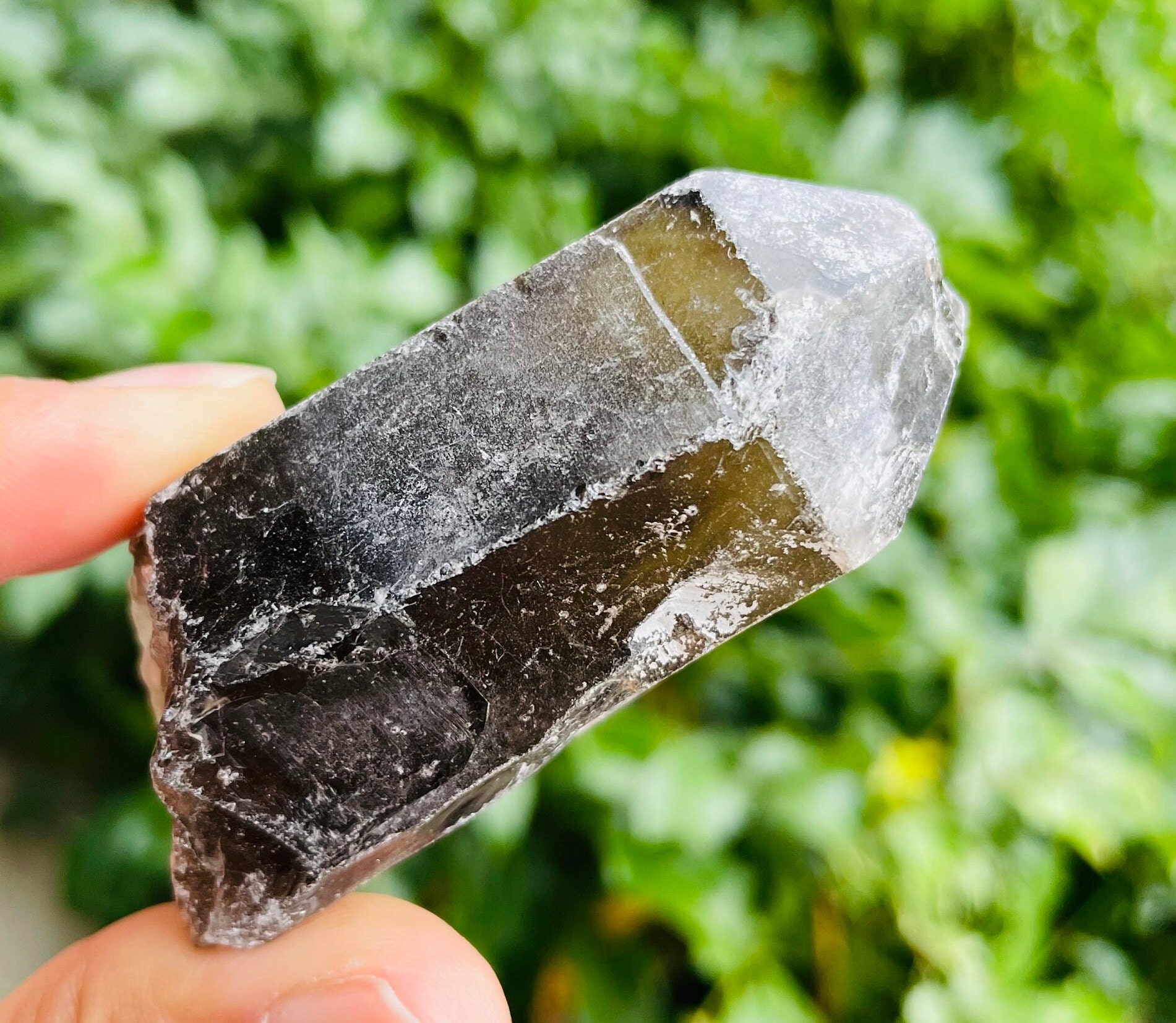 Xl Raw Smoky Quartz Point (79.2g): Rough Crystal Wand, Gemstone Craft Supply