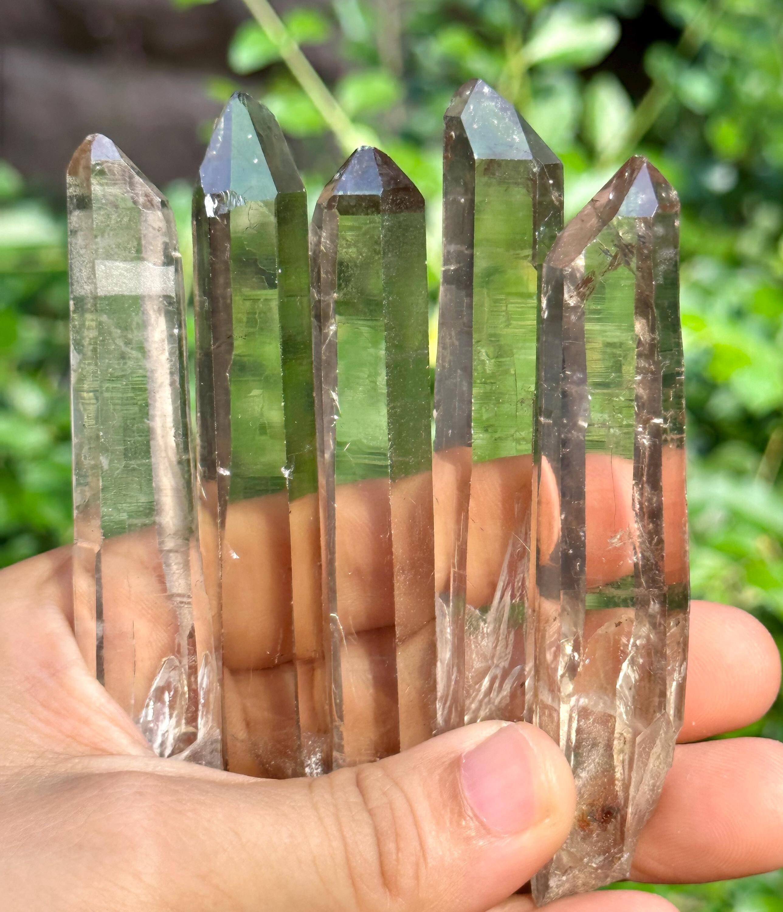 You Pick!clear Laser Smoky Quartz Crystal Point For Mediation,zen,reiki,aura Crystal,generator Crystal,worry Stone,palm Rock You Pick!clear Laser Smoky Quartz Crystal Point For Mediation,zen,reiki,aura Crystal,generator Crystal,worry Stone,palm Rock