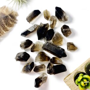 1 lb Smokey Quartz Raw Points (TS-206)