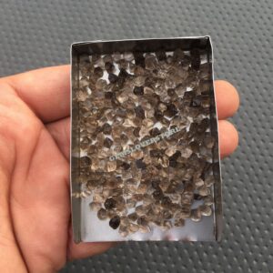 50 Tiny Smoky Quartz Rough Crystals: Natural Brown Gemstone (2-4 MM)
