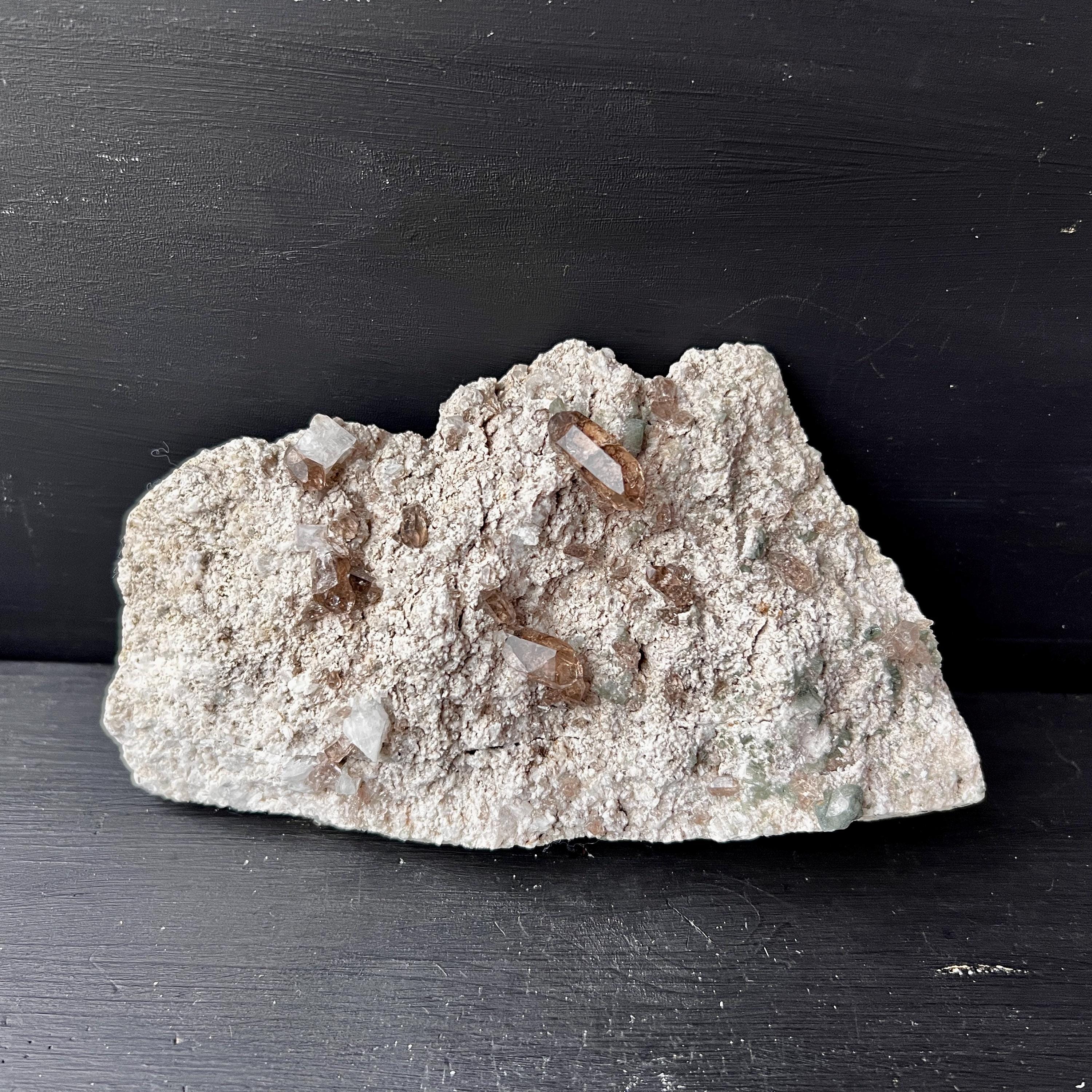 Raw Smoky Quartz Austria 7" Alpine Crystal Cluster Specimen Raw Smoky Quartz Austria 7" Alpine Crystal Cluster Specimen