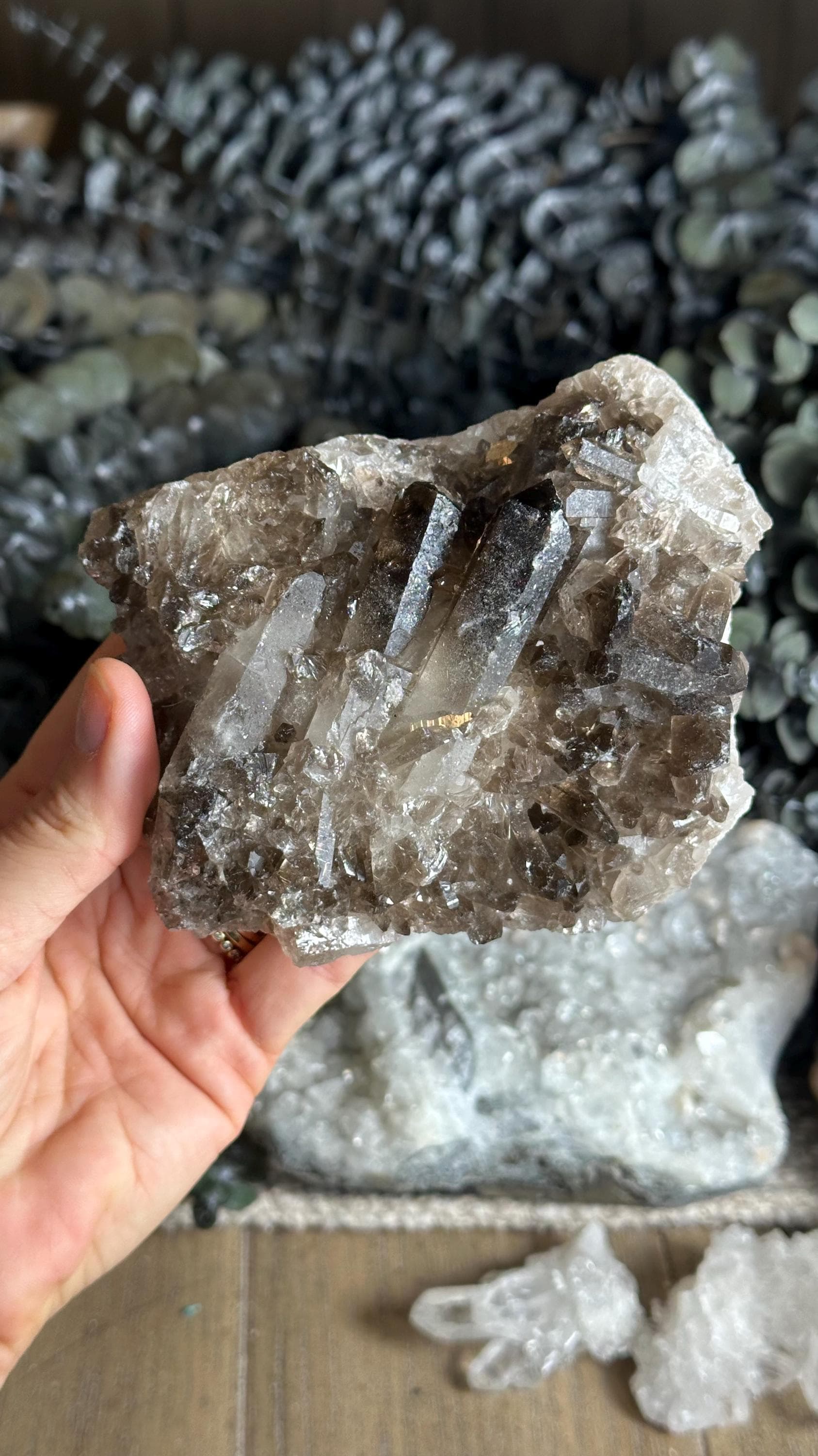 Brazilian Smoky Quartz Cluster