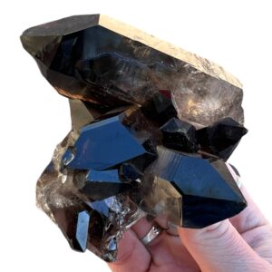Smoky Quartz Cluster, Crystal For Protection, Grounding Home Decor From Brazil#1