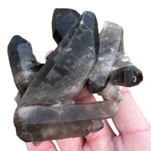 Smoky Quartz Cluster, Crystal Cluster, Crystal For Protection, Grounding, Home Decor, Witchy , Black Smokey, From Brazil #2