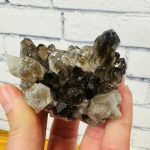 Smoky Quartz Cluster, Crystal Specimen, Raw Cluster Points