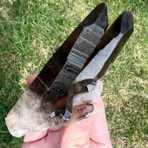 Smoky Quartz Cluster From Brazil, Crystal For Protection, Grounding, Witchy Gift #7